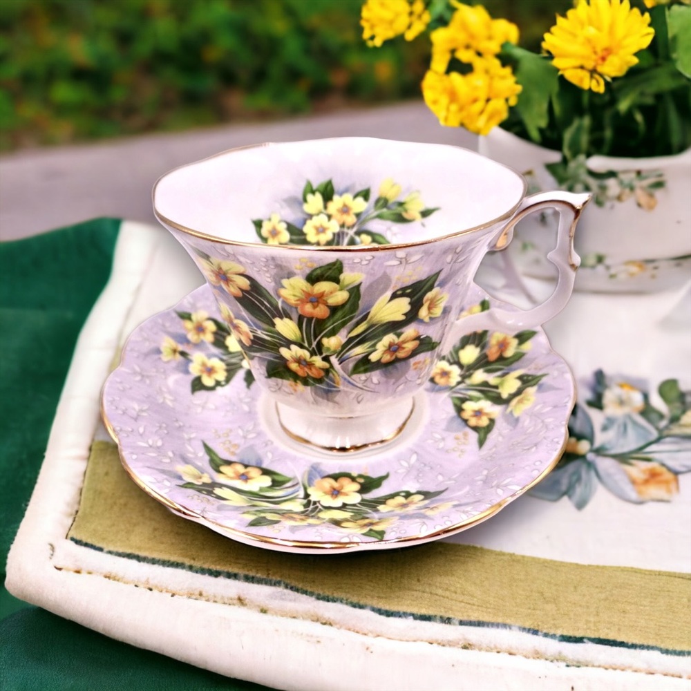 Vintage Royal Albert Festival Series “Adelphi” Tea Cup and Saucer